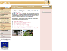 Tablet Screenshot of amica-climate.net